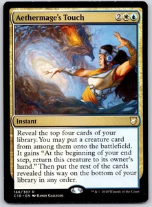 Aethermage's Touch - Commander 2018 C18- MTG - LP Magic - 168 R - Picture 1 of 2