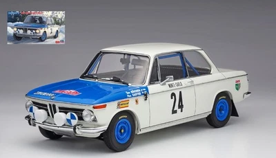 KIT MODELLINO AUTO HASEGAWA BMW 2002 TI #24 MONTE CARLO RALLY 1969 MAKINEN 1/24 - Immagine 1 di 4