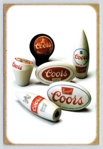 Publicidad de perillas de grifo Coors años 30 Continental vintage c1994 UNP postal - Imagen 1 de 2