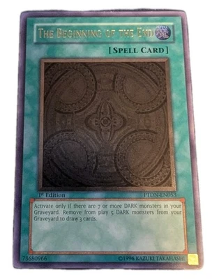 YUGIOH PTDN-EN053 THE BEGINNING OF THE END 1ST ED ULTIMATE RARE NM - Image 1 of 2
