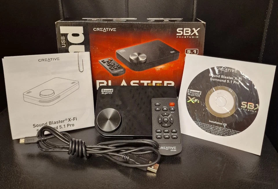 CREATIVE SOUND BLASTER X-FI SORROUND 5.1 COME NUOVA + 2 OMAGGI LEGGI DESCRIZIONE - Immagine 1 di 4