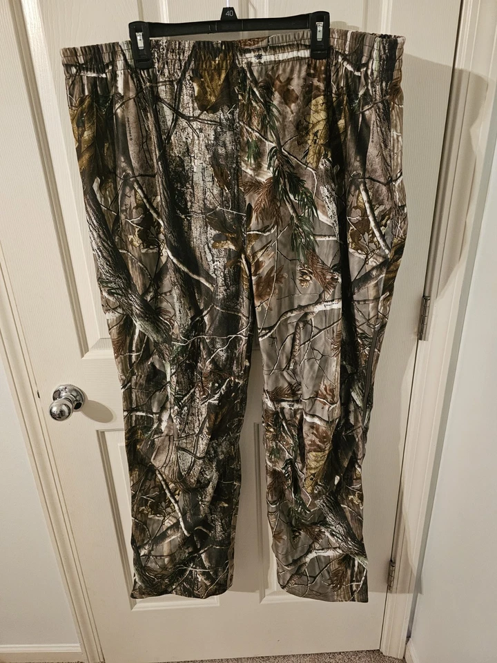 Russell Outdoors NWT Pants Mens Realtree AP Hunting Camo Deer Side Zip Size 2XL - Image 1 of 4