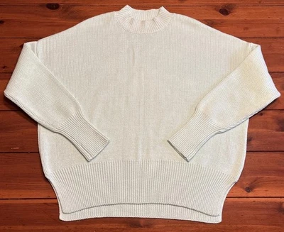 Suéter By Together pescoço falso verde claro com nervuras malha apertada pequeno - Imagem 1 de 4