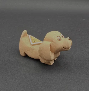 Artesania Rinconada Dackel Welpe Hund Figur klein signiert - Bild 1 von 9