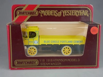 Y-18-2 1918 Atkinson Steam Wagon BLUE CIRCLE - 40960 Matchbox MoY Yesteryear - Bild 1 von 4
