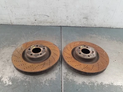 2010 Mercedes Benz AMG C 63 Front Brake Rotors #8001 Q6 - Image 1 of 4