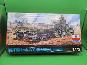 ESCI 1/72 Model British md IV Churchill Armcr SIGILLATO non costruito WWII model kit 1:72 - Foto 1 di 7