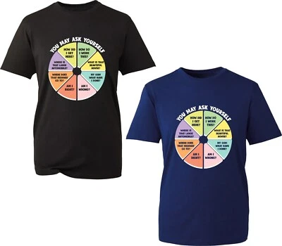 T.O.P. You May Ask Yourself T-Shirt 80s Music Retro Vintage Music Lovers Unisex Tee Top