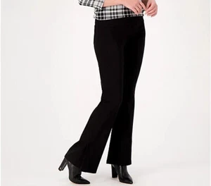 Women with Control Tummy Control St.Tropez Twill Bootcut Pants Black 2P A553815 - Picture 1 of 2