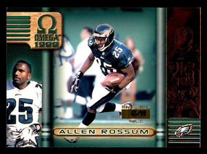 1999 Pacific Omega Copper #180 Allen Rossum #65/99