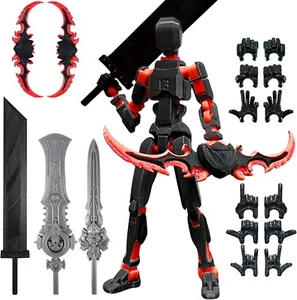 T13 Action Figure Set Titan 13 Robot Action Figure 3D Printed Robot 13 Dummy - Picture 1 of 6