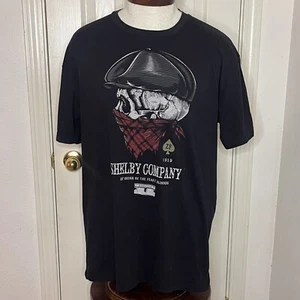 Wash With Souls Peaky Blinders T Shirt Men’s XL Black Short Sleeve Skull Shelby - Picture 1 of 5