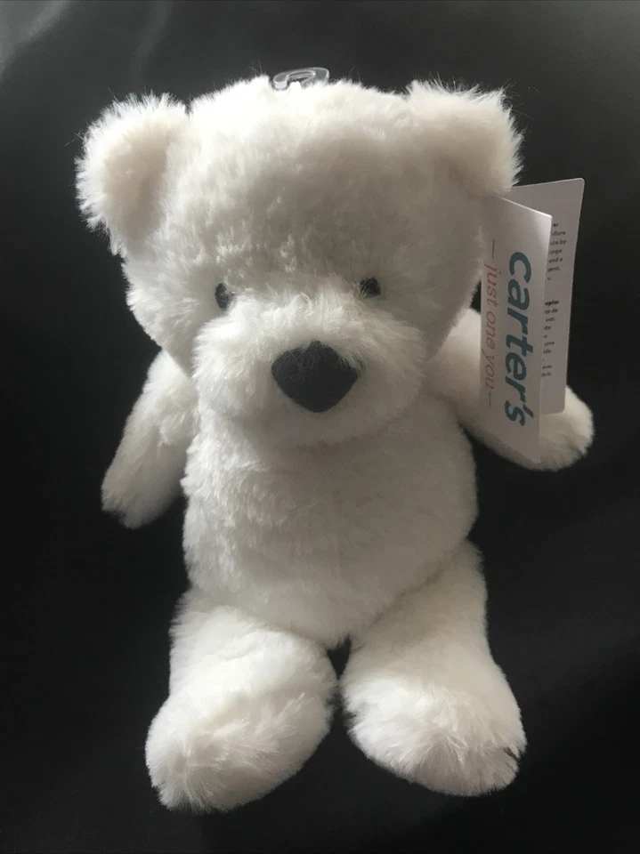 Carters Just One You Plush White POLAR BEAR Security Lovey Toy Target #68450