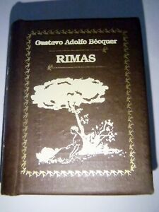 GUSTAVO ADOLFO BECQUER RIMAS MINIATURE BOOK 2.55 x 2.04 INCHES! SPANISH Ed
