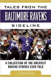 nfl book TALES FROM THE BALTIMORE RAVENS SIDELINE. AMERICAN football super bowl - Picture 1 of 1