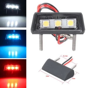 Luz de etiqueta LED universal para matrícula de motocicleta/lámpara de luz de paso interior - Imagen 1 de 12