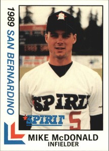 1989 San Bernardino Spirit Best #22 Mike McDonald