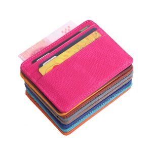 Brieftasche Kreditkartenetui Lederetui Schlankes Ausweis-Geldbeutel ≥ - Bild 1 von 36