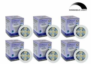 Paquete de 6 Bombillas Downlight Allcam 5W LED GU10 REGULABLES 400lm ~35W Halógenas *Nuevas - Imagen 1 de 5