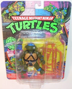 2021 Teenage Mutant Ninja Turtles LEONARDO Action Figure NEW Retro Playmates 5" - Picture 1 of 2