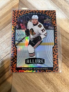 2020 Philipp Kurashev Rookie Card Leopard Holo Upper Deck Allure Blackhawks #88