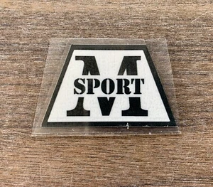 MSPORT 90s PRINT BLACK LETTERS RUGBY LEAGUE RESTORE PATCH BADGE - Picture 1 of 1
