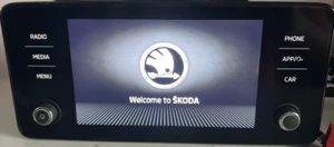 RADIO MIB3E DAB  SKODA SCALA KAMIQ BLUETOOTH 654035869F TOP ZUSTAND - Bild 1 von 3