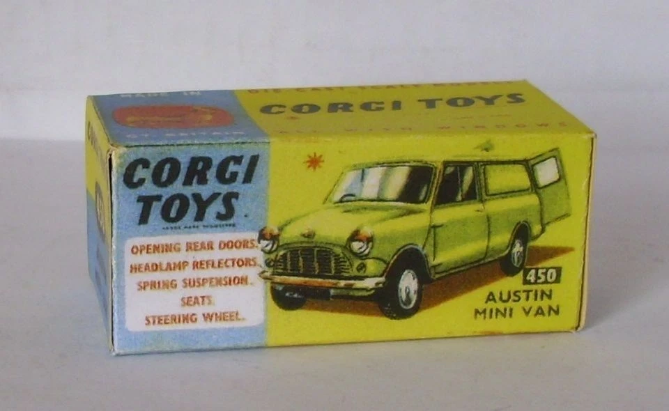 Repro Box Corgi Nr.450 Austin Mini Van - Bild 1 von 1