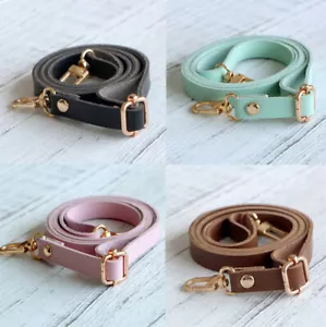 Replacement Adjustable crossbody strap replacement genuine leather bag 9 Colors - Picture 1 of 12