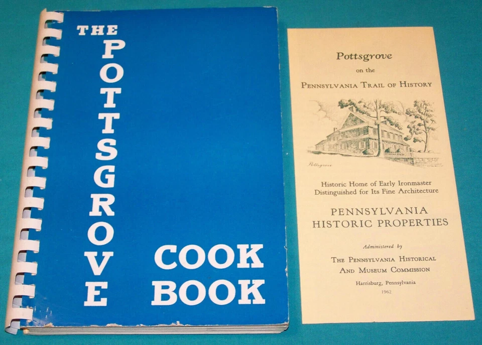 1960 The Pottstown Historical Society Cookbook Pottstown,  Pennsylvania - Image 1 of 4