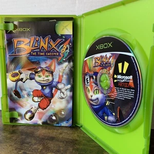 Blinx: The Time Sweeper (Microsoft Xbox, 2002) Complete In Box CIB Tested/Works  - Picture 1 of 11