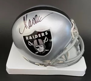 Marcus Allen SIGNED Los Angeles Raiders Mini Helmet ITP PSA/DNA AUTOGRAPHED HOF - Picture 1 of 2