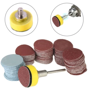100Pcs Sanding Discs Pad Kit 1 inch for Drill Grinder 100-3000 Grit Rotary Tools - Picture 1 of 7