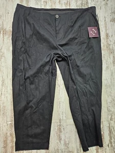 Ava & Viv Women's High Rise Comfort Waist Stretch Skinny Pants Size 24W Black - Picture 1 of 14