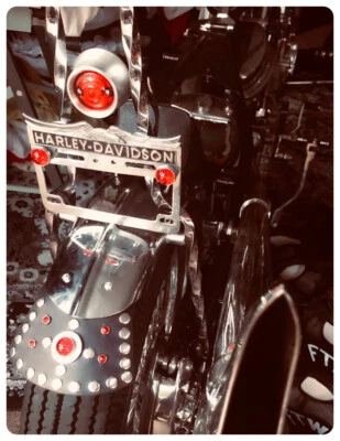 Guardabarros Chopper para Harley Panhead Shovelhead personalizado Honda Triumph Indian cheif  Foto 1 de 4