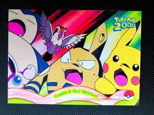 topps Pokemon The Movie 2000 Non FOIL #10 Could it get worst?