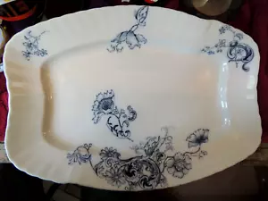 Large Vintage Grindley & Co English Floral Platter 'Marseilles' (French) pattern - Picture 1 of 9