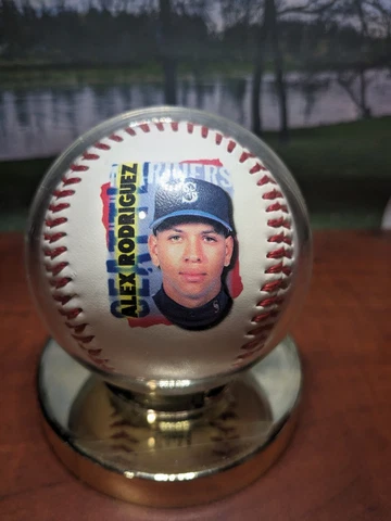 1998 FotoBall Chex Alex Rodriguez Seattle Mariners Baseball With Case Cover