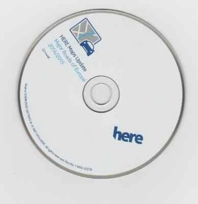 Für BMW / VDO Dayton/Here - Major Roads E 2014/2015 Navigations-CD für BMW MK1-4 - Bild 1 von 2