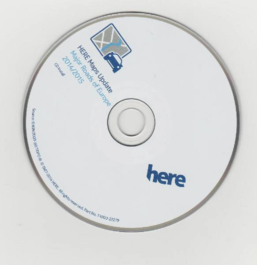 CD70 kompatibel für Opel /  2014/2015 Navigations-CD für Major Roads Europa - Bild 1 von 1