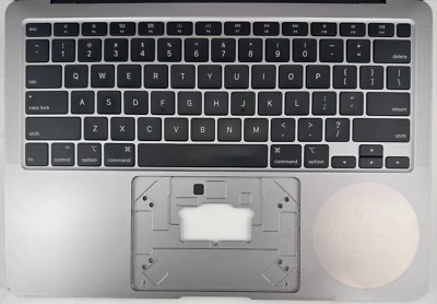 ✅  MACBOOK AIR 13" A2179 GRAY TOP CASE KEYBOARD PALMREST 661-15386 GRADE B ✅ - Image 1 of 4