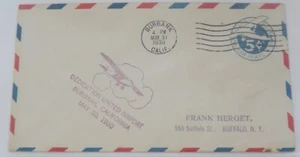 Burbank California airport dedication May 31 1930 airmail - Picture 1 of 2