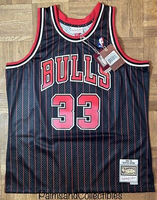 SCOTTIE PIPPEN Chicago Bulls 1995-1996 Mitchell & Ness  Jersey Mens XL NWT - Image 1 of 4