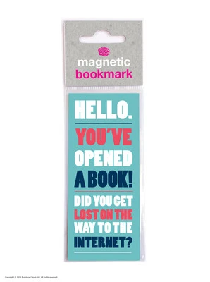 Brainbox Candy funny magnetic bookmark small gift present birthday novelty joke