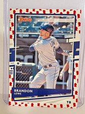 2020 Donruss Baseball Brandon Lowe Presidential Collection Emoji /50 SP