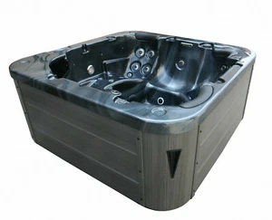 XXL Luxus SPA LED Whirlpool-SET 215x215 Farblicht Outdoor+Indoor Pool 5 Personen - Bild 1 von 11