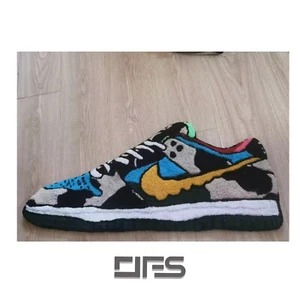 SB Dunk Low Ben N Jerry's Chunk Dunk Carpet RUG ROOM Decor Sneaker rug display - Picture 1 of 2
