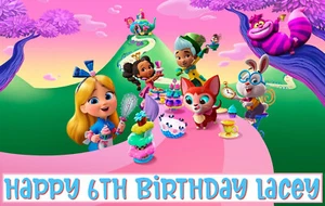 Decoración comestible para pastelería del país de las maravillas de Alicia - Imagen 1 de 1