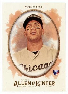 2017 Yoan Moncada Chicago White Sox Allen und Ginter Rookie Baseballkarte # 281 - Bild 1 von 2