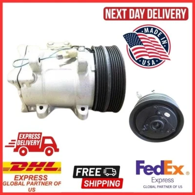 Compresor de aire acondicionado para NISSAN PULSAR MAXIMA 85-88 57448 CON EMBRAGUE NUEVO Foto 1 de 4